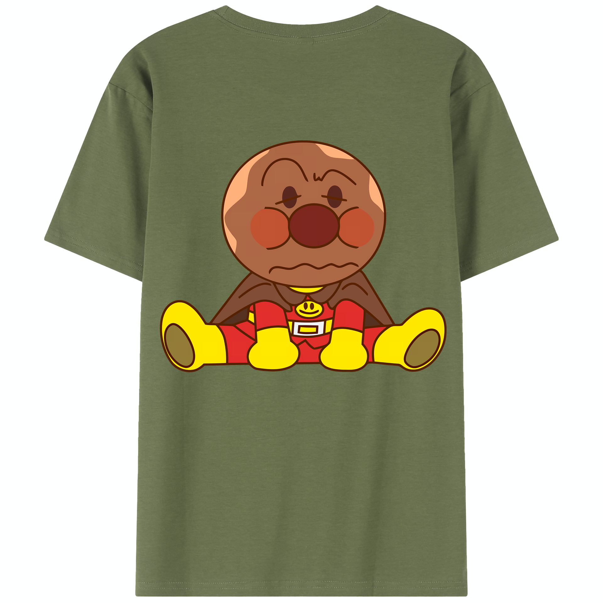 （画像用） アンパンマン Anpanman 綿100％半袖Tシャツ（背面プリント）
